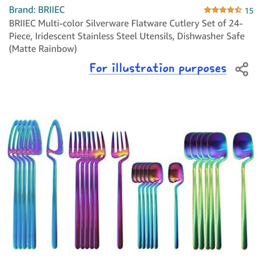 Multi-color Silverware